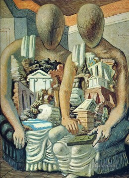 考古学者 1927 ジョルジョ・デ・キリコ 形而上学的シュルレアリスム Oil Paintings
